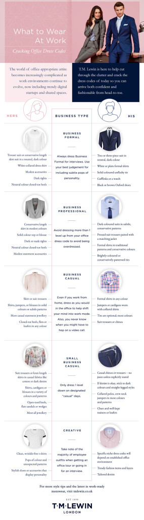 TM Lewin: What to wear to work