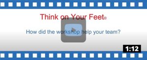 Take a look at how one client uses Think on Your Feet® successfully in their sales team